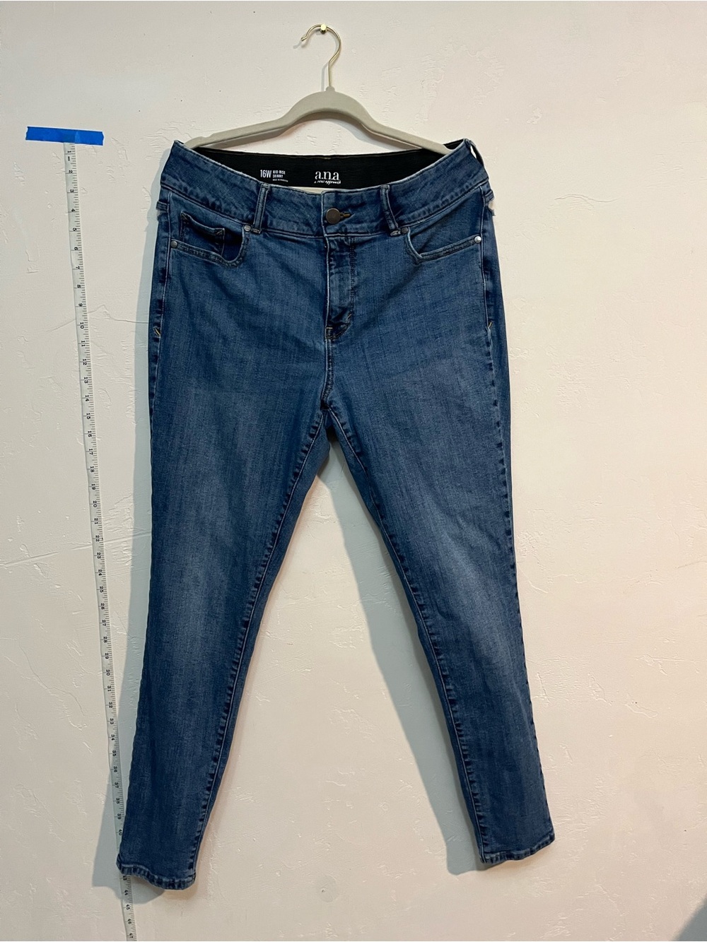a.n.a Dark Blue Skinny Jeans - Slim Fit Denim